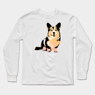 Cardigan Corgi Long Sleeve T-Shirt